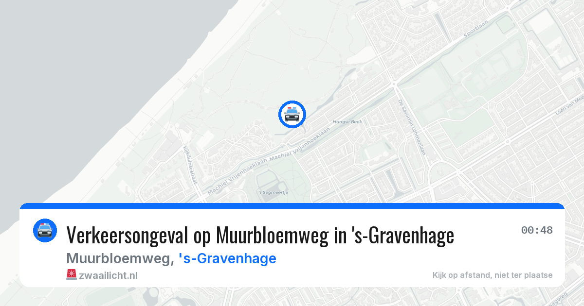 Verkeersongeval op Muurbloemweg in 's-Gravenhage — 23 mei 2026