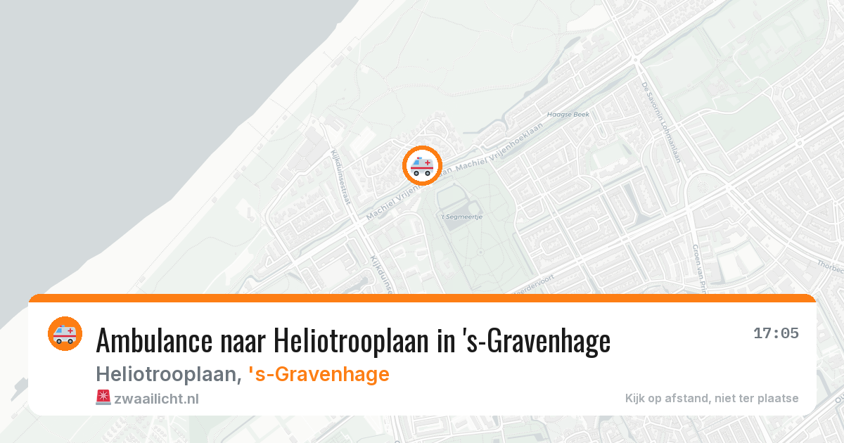 Ambulance naar Heliotrooplaan in 's-Gravenhage — 16 jul 2026