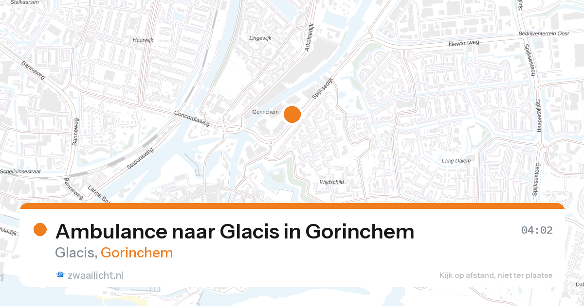 Ambulance naar Glacis in Gorinchem — 7 feb 2026