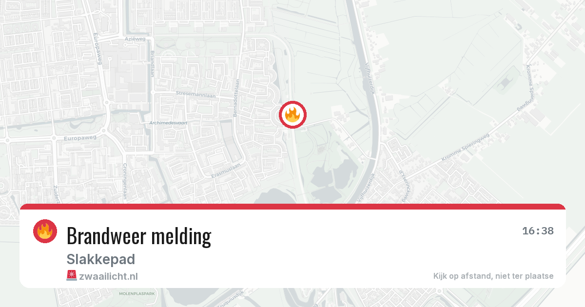 Brandweer melding — 27 apr 2026