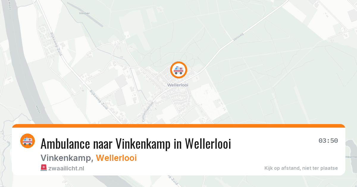 Ambulance naar Vinkenkamp in Wellerlooi — 30 jul 2026