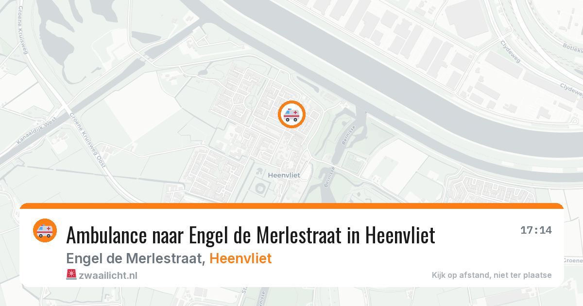 Ambulance naar Engel de Merlestraat in Heenvliet — 2 jun 2026