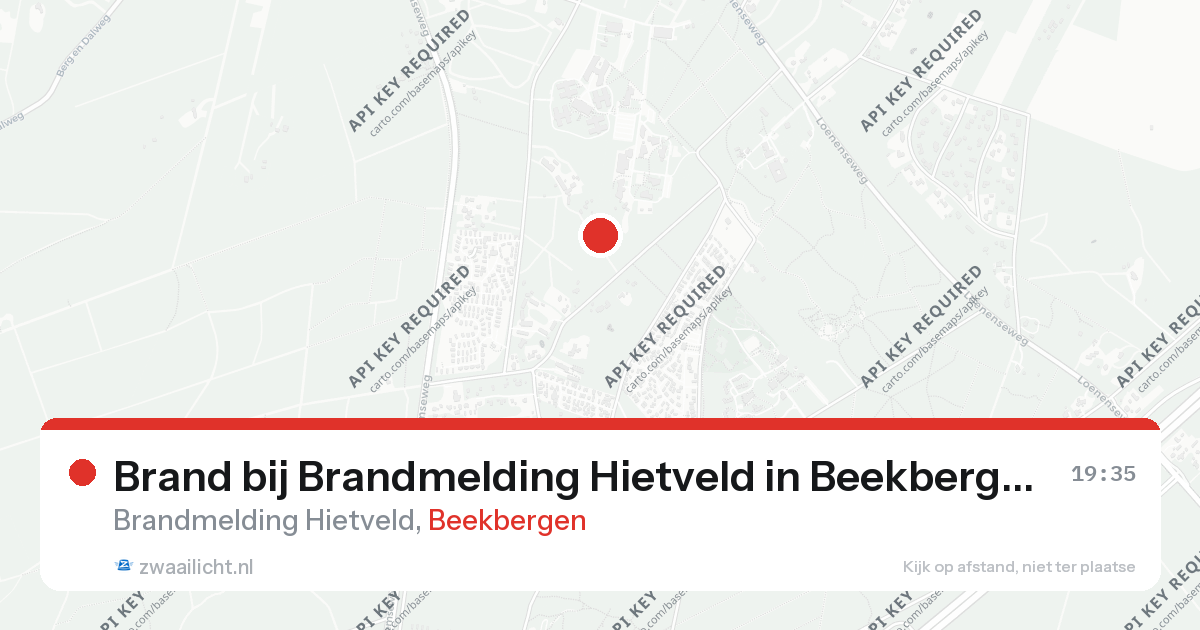 Brand bij Brandmelding Hietveld in Beekbergen — 24 aug 2026