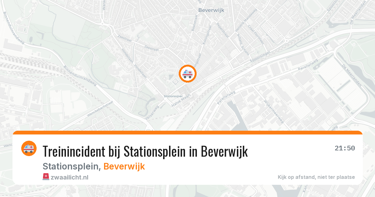 Treinincident bij Stationsplein in Beverwijk — 5 aug 2026