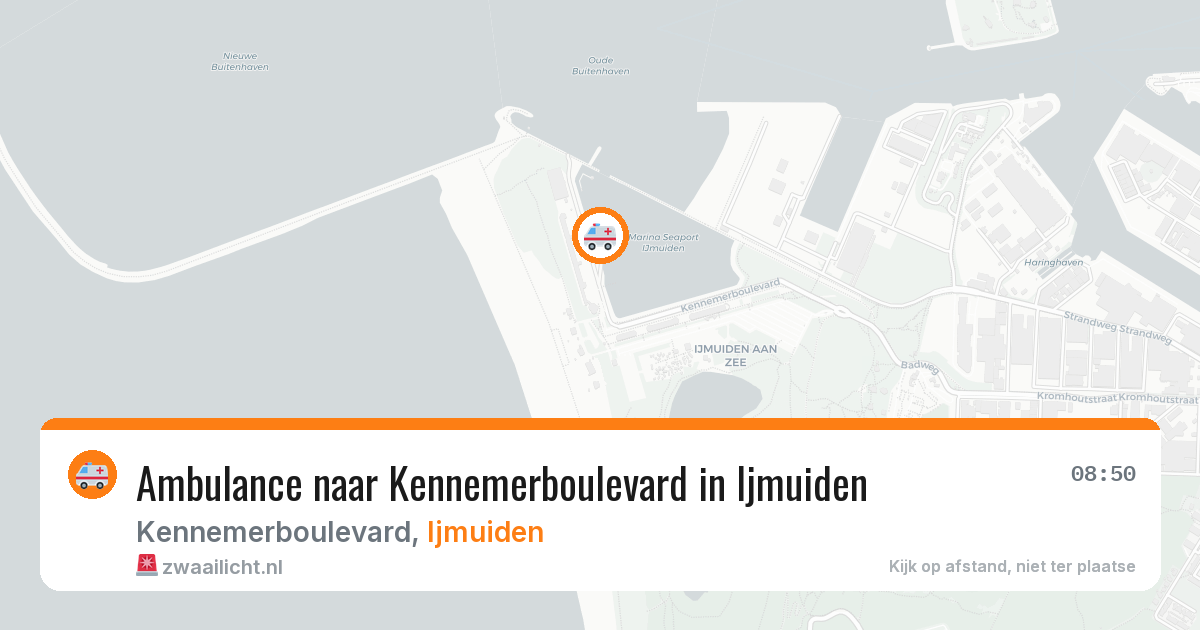Ambulance naar Kennemerboulevard in Ijmuiden — 18 jun 2026
