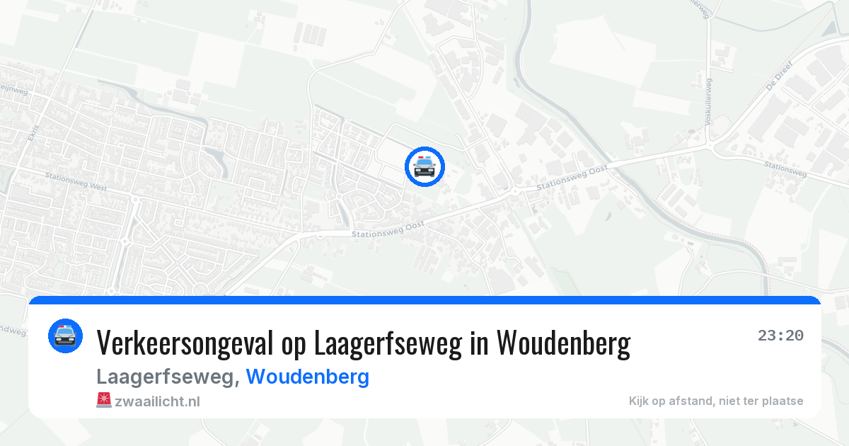 Verkeersongeval op Laagerfseweg in Woudenberg — 2 mei 2026