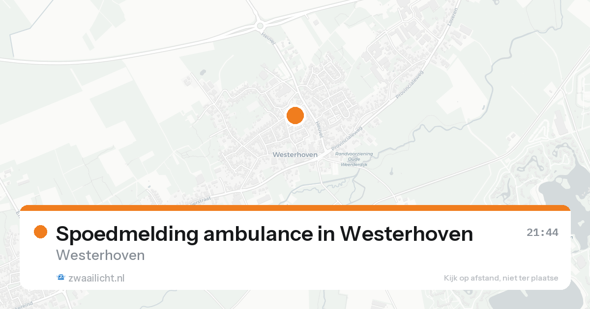 Spoedmelding ambulance in Westerhoven — 30 jan 2026