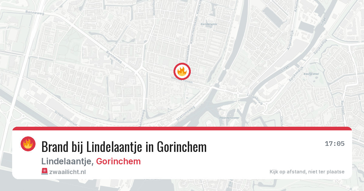 Brand bij Lindelaantje in Gorinchem — 22 mrt 2026