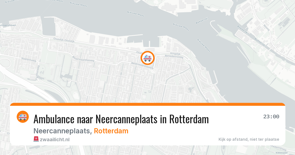 Ambulance naar Neercanneplaats in Rotterdam — 28 apr 2026