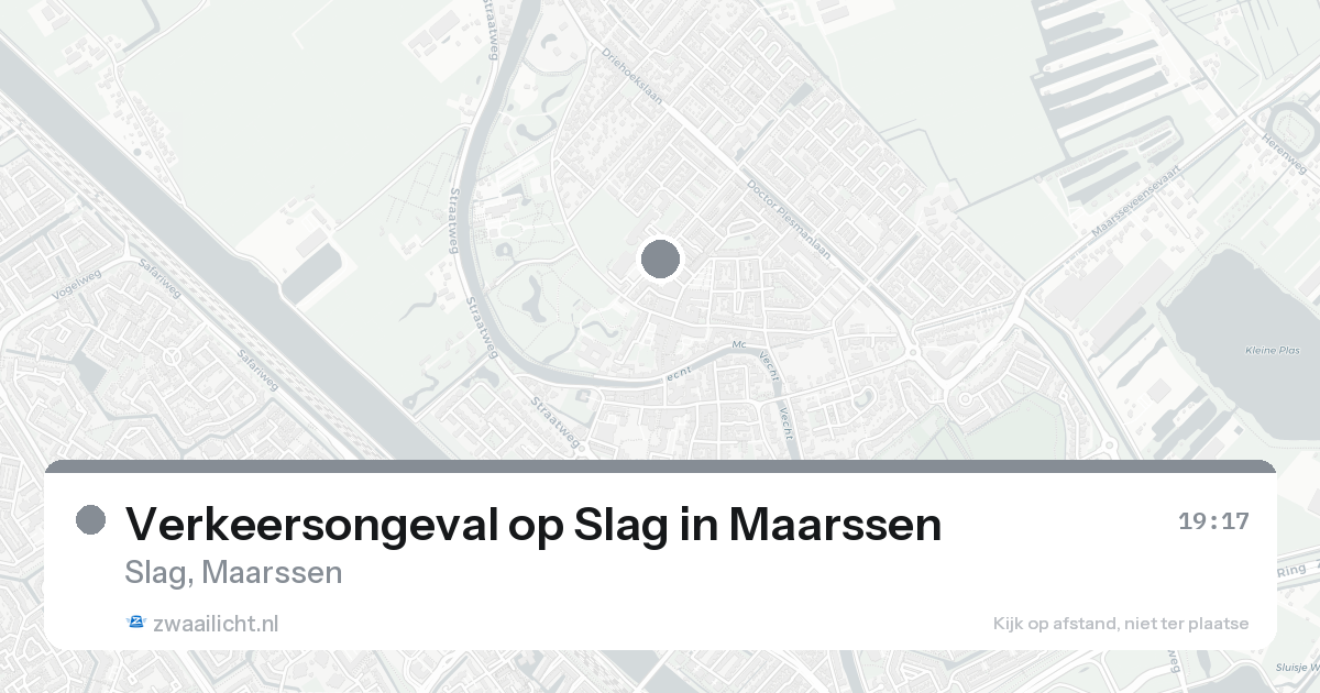 Verkeersongeval op Slag in Maarssen — 31 jan 2026