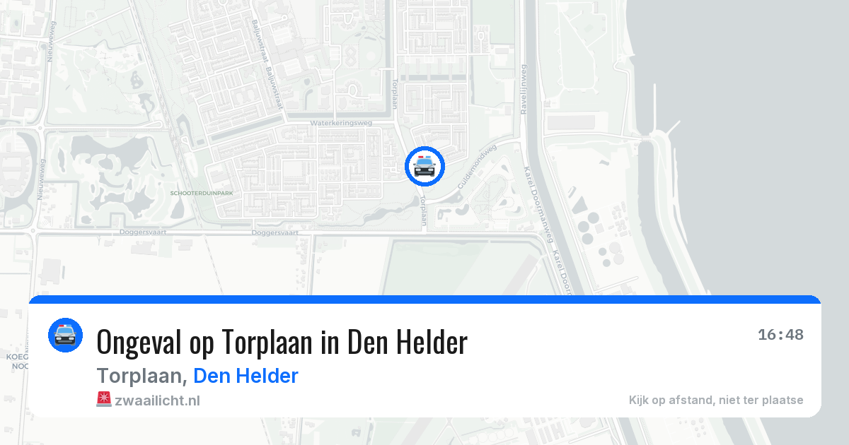 Ongeval op Torplaan in Den Helder — 18 mei 2026