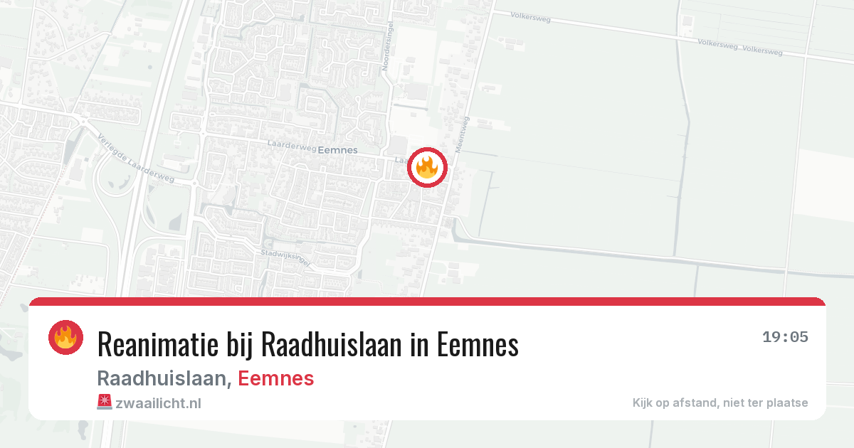 Reanimatie bij Raadhuislaan in Eemnes — 6 mei 2026