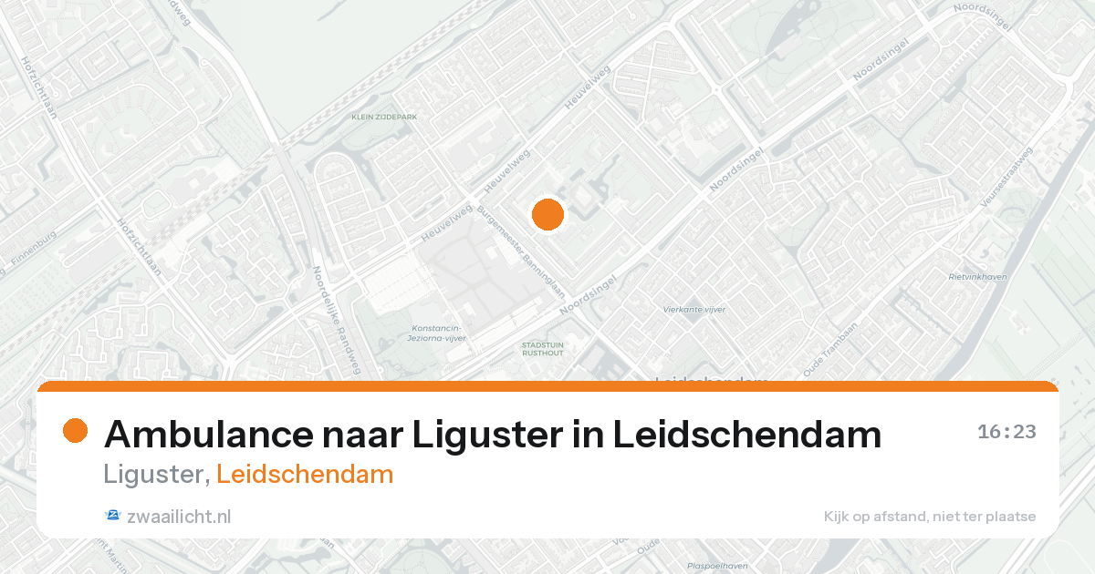 Ambulance naar Liguster in Leidschendam — 30 jan 2026