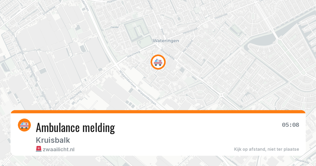 Ambulance melding — 14 jul 2026
