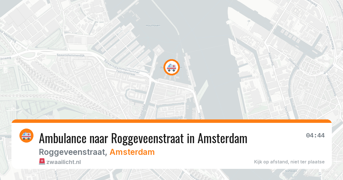 Ambulance naar Roggeveenstraat in Amsterdam — 23 jun 2026