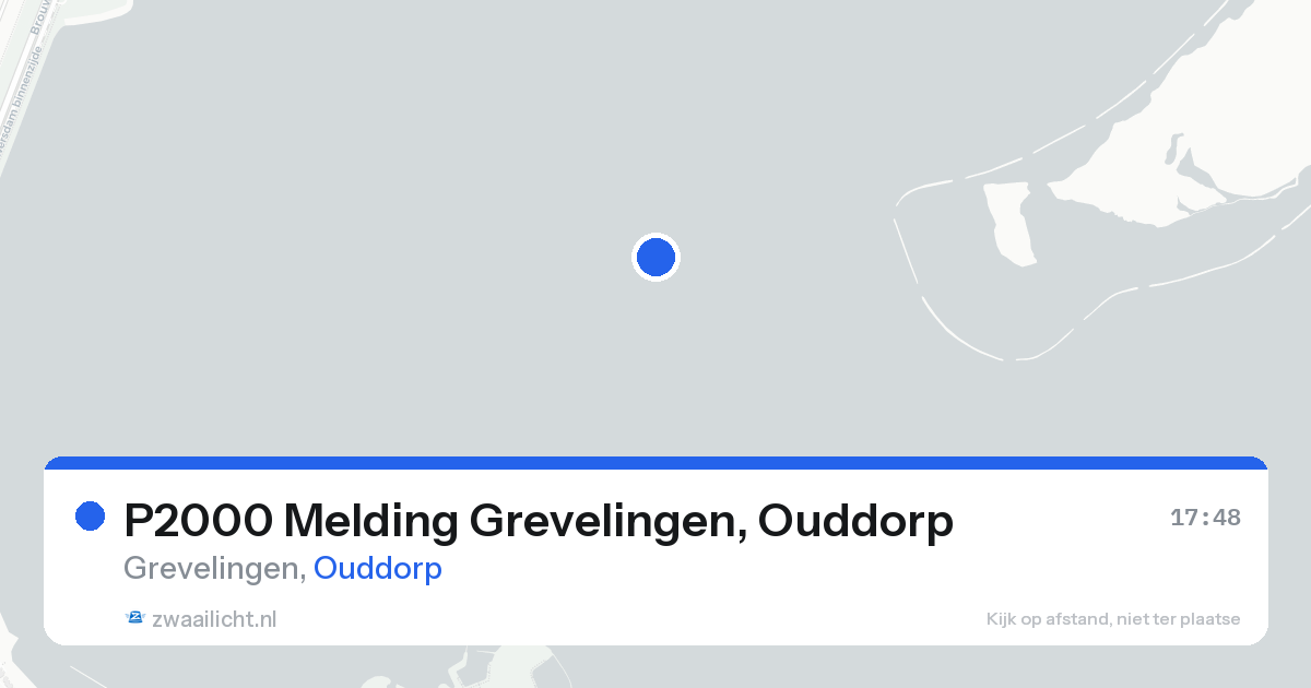 P2000 Melding Grevelingen, Ouddorp — 20 aug 2026