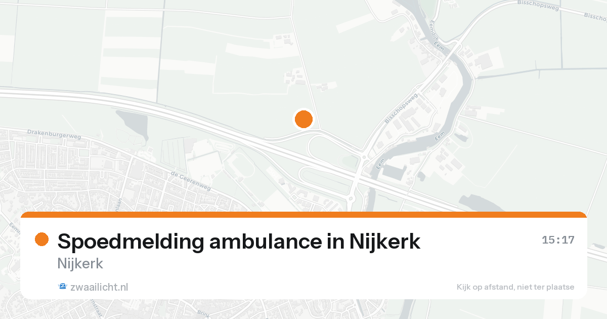 Spoedmelding ambulance in Nijkerk — 23 aug 2026
