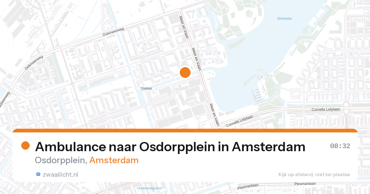 Ambulance naar Osdorpplein in Amsterdam — 24 jun 2026