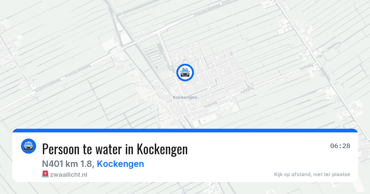 Persoon te water in Kockengen — 3 apr 2026