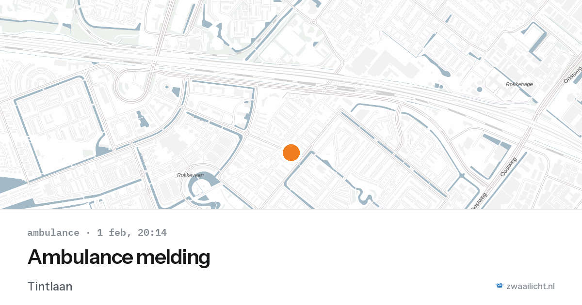 Ambulance melding — 1 feb 2026