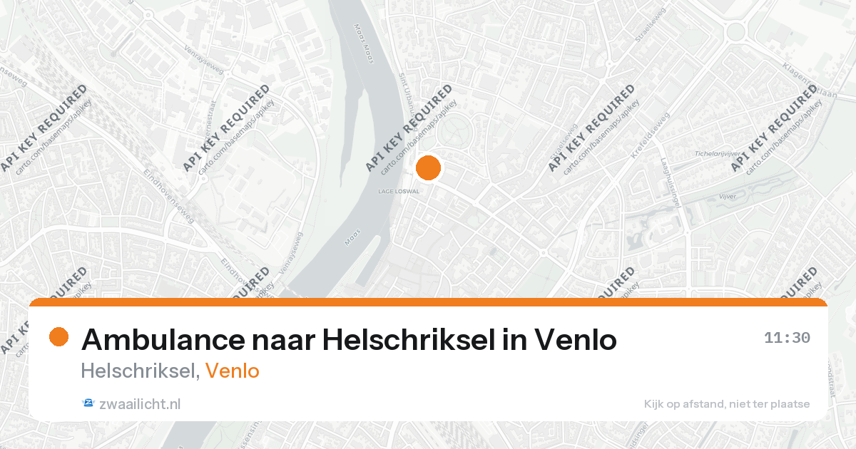 Ambulance naar Helschriksel in Venlo — 26 aug 2026
