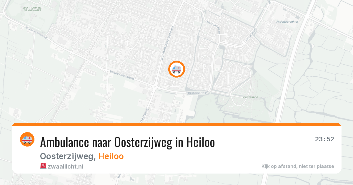 Ambulance naar Oosterzijweg in Heiloo — 31 jul 2026