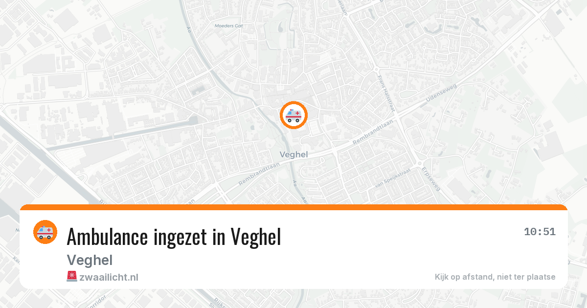 Ambulance ingezet in Veghel — 31 jul 2026