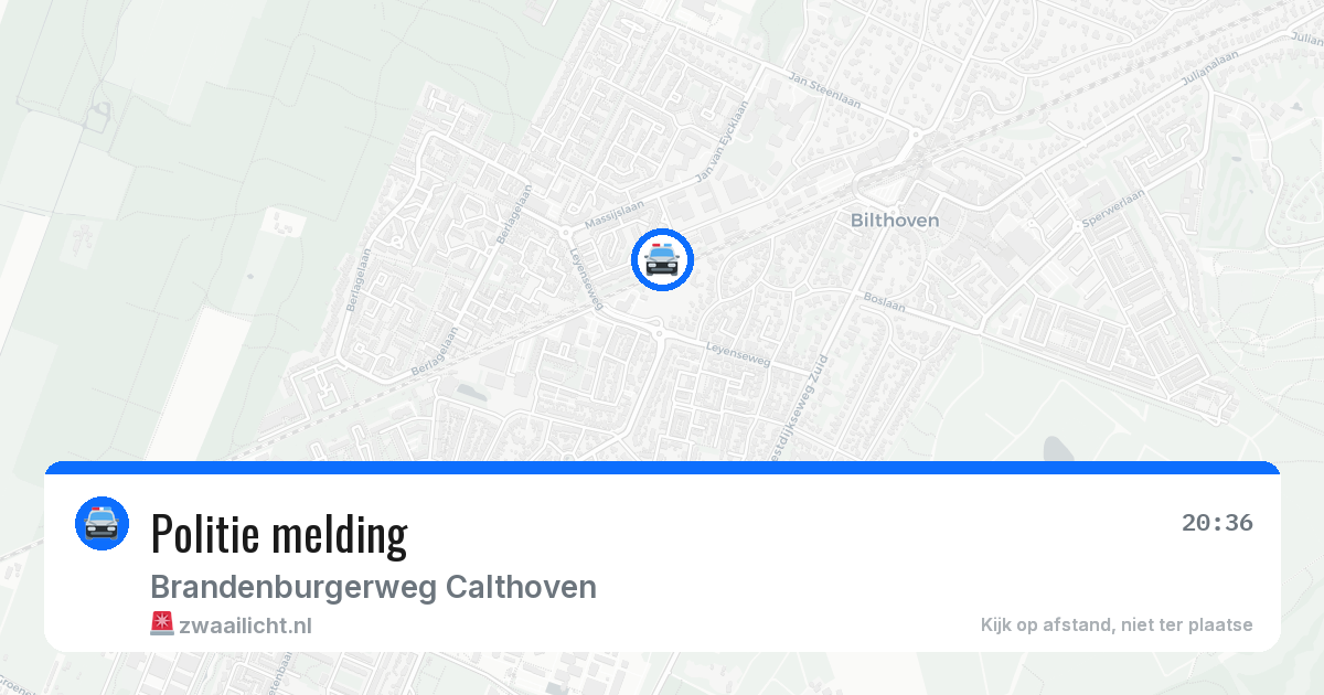 Politie melding — 3 mei 2026