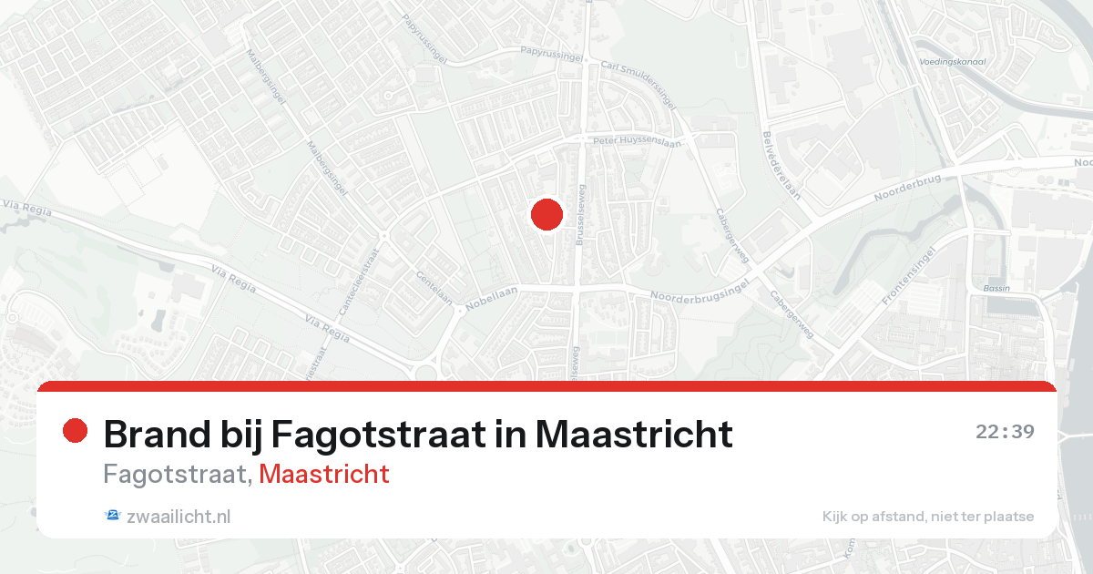 Brand bij Fagotstraat in Maastricht — 30 jan 2026