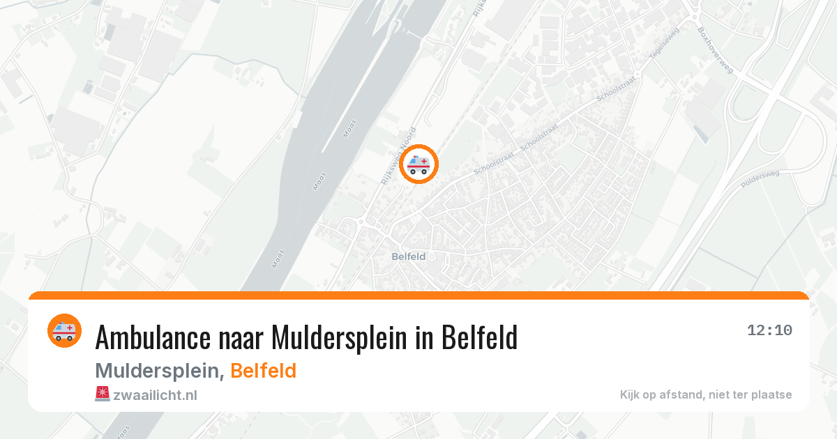 Ambulance naar Muldersplein in Belfeld — 13 jul 2026