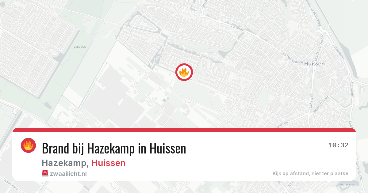 Brand bij Hazekamp in Huissen — 14 mei 2026