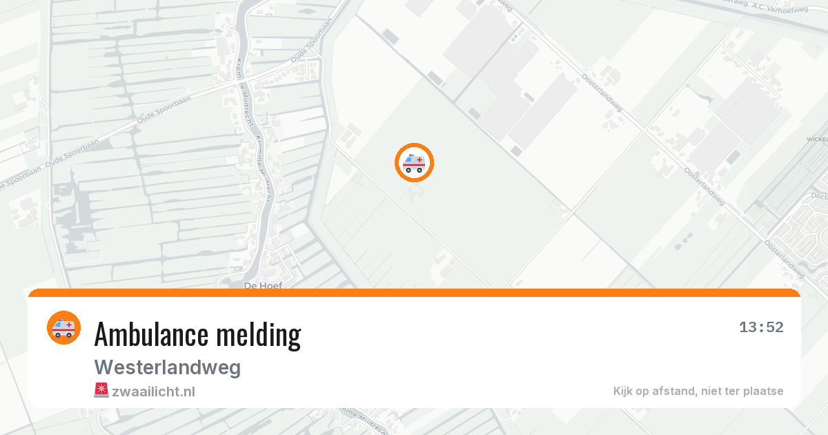 Ambulance melding — 12 jun 2026