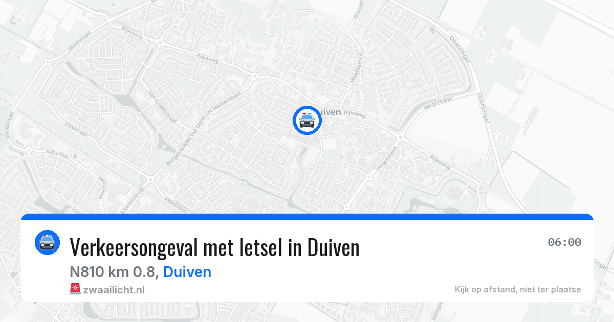 Verkeersongeval met letsel in Duiven — 16 jun 2026