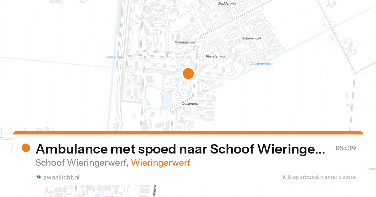 Ambulance met spoed naar Schoof Wieringerwerf in Wieringerwerf — 7 feb 2026