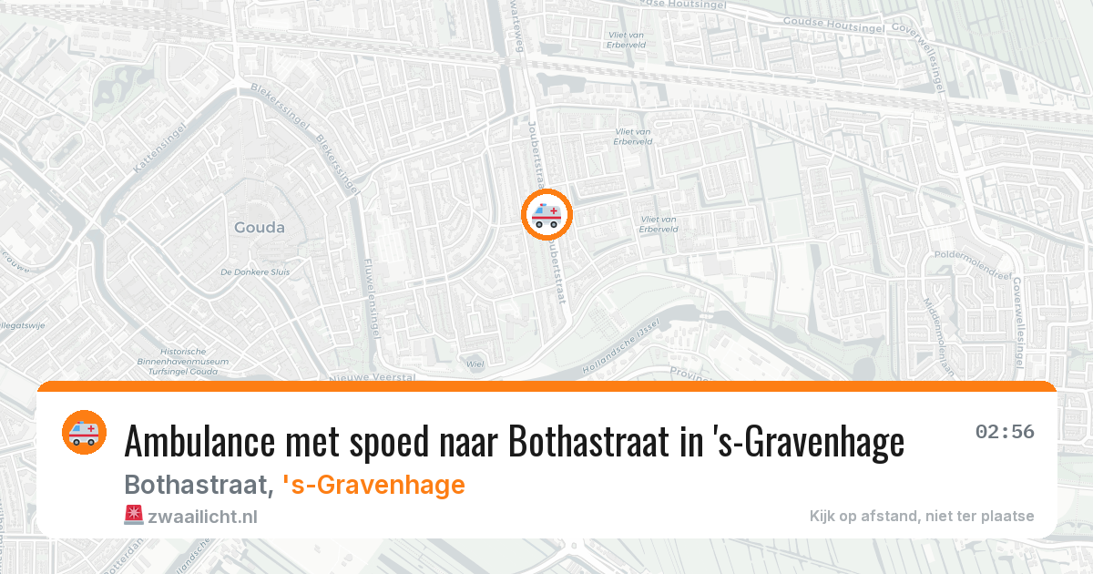 Ambulance met spoed naar Bothastraat in 's-Gravenhage — 15 feb 2026