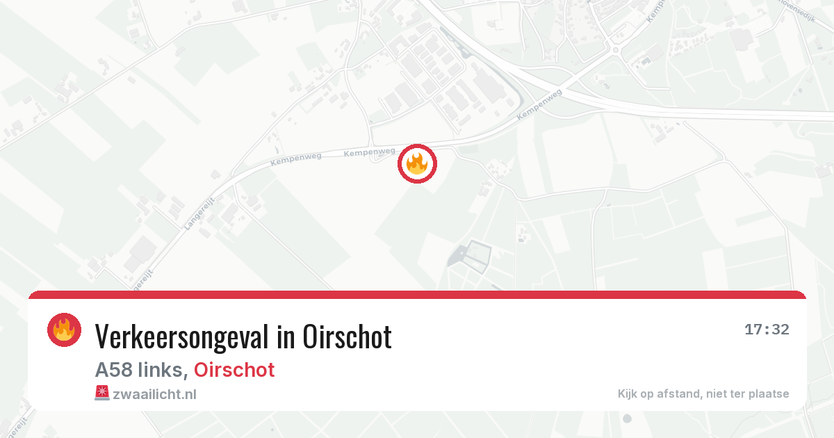 Verkeersongeval in Oirschot — 1 aug 2026