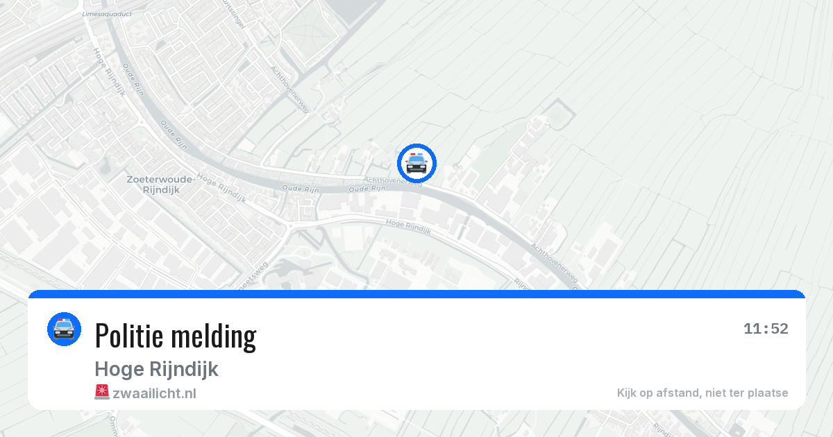 Politie melding — 13 jul 2026