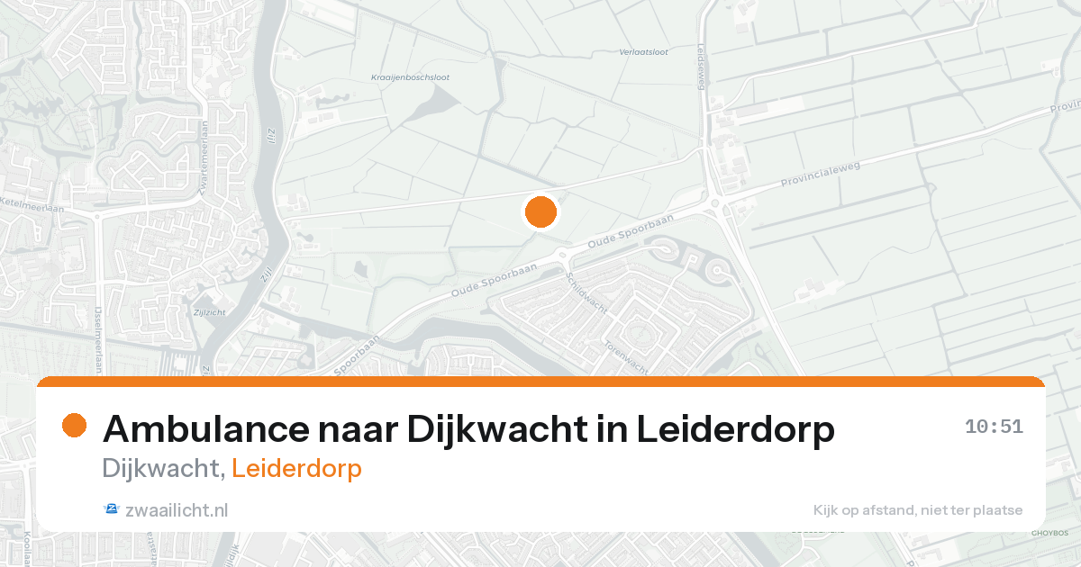 Ambulance naar Dijkwacht in Leiderdorp — 31 jan 2026
