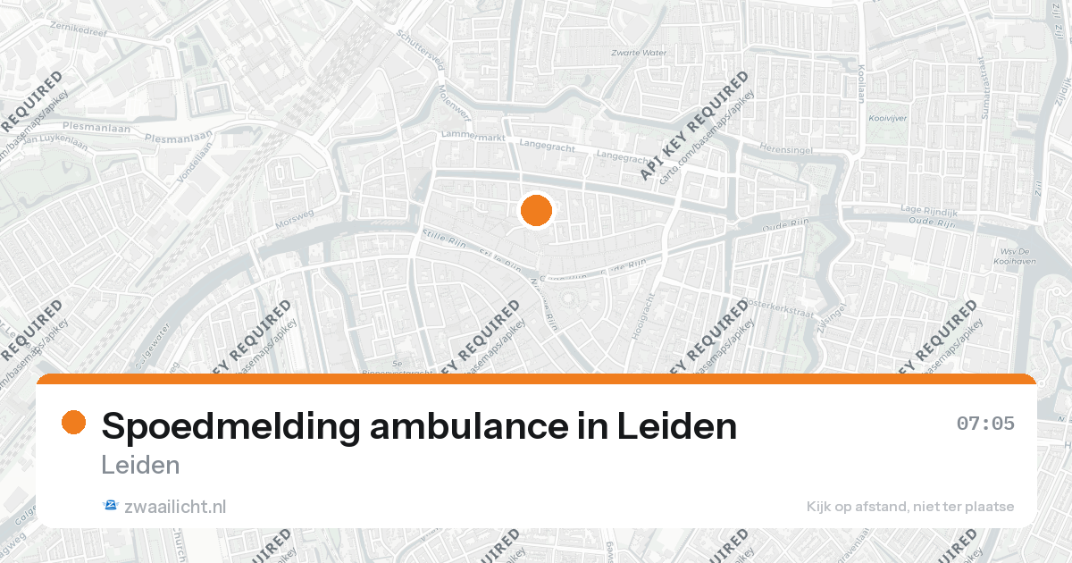 Spoedmelding ambulance in Leiden — 5 mrt 2026