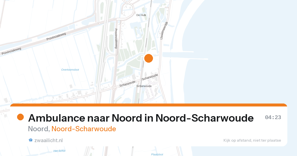 Ambulance naar Noord in Noord-Scharwoude — 7 feb 2026