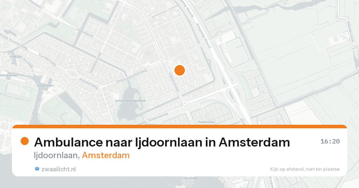Ambulance naar Ijdoornlaan in Amsterdam — 7 feb 2026