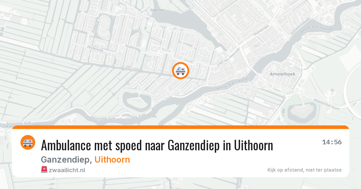 Ambulance met spoed naar Ganzendiep in Uithoorn — 5 jul 2026