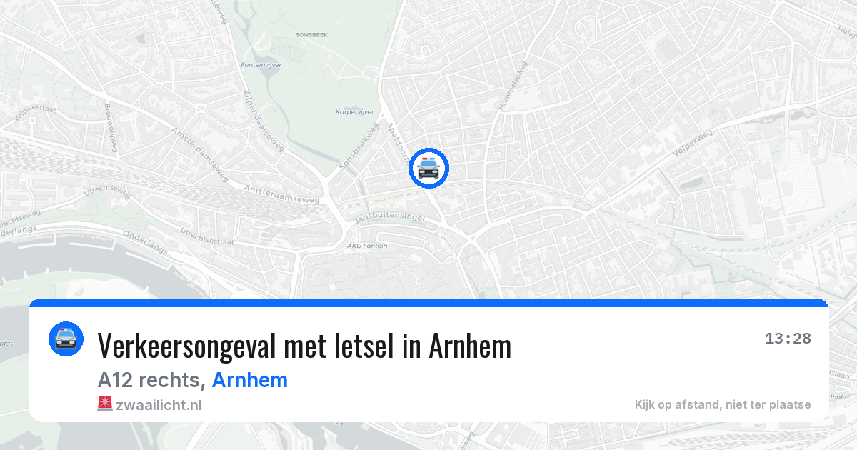 Verkeersongeval met letsel in Arnhem — 20 mei 2026