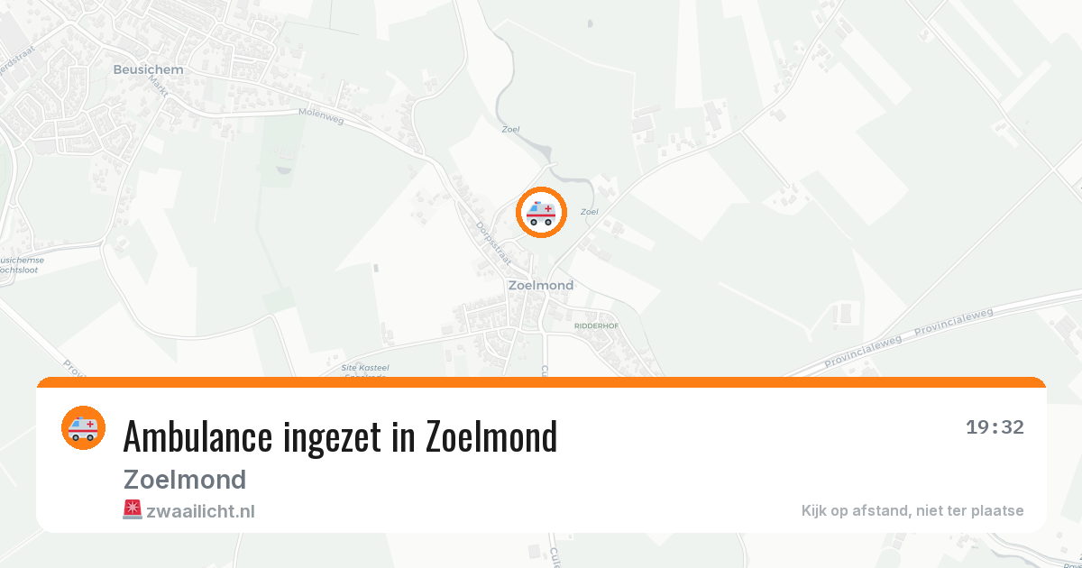 Ambulance ingezet in Zoelmond — 7 jun 2026