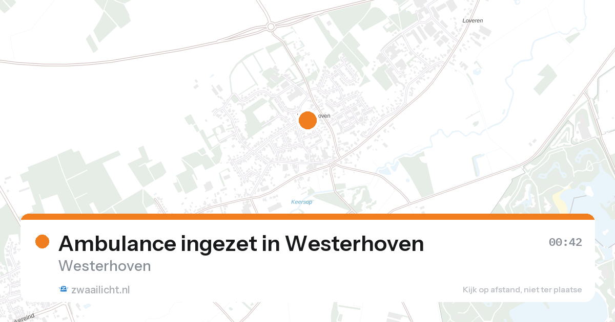 Ambulance ingezet in Westerhoven — 6 feb 2026