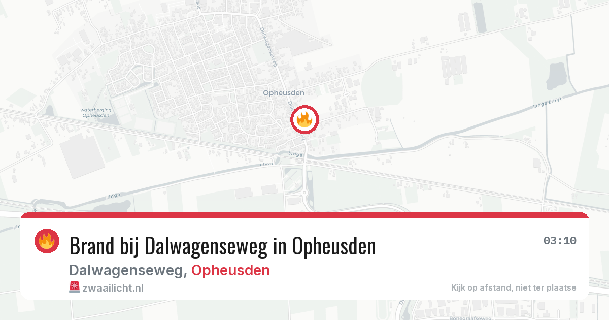 Brand bij Dalwagenseweg in Opheusden — 28 jun 2026