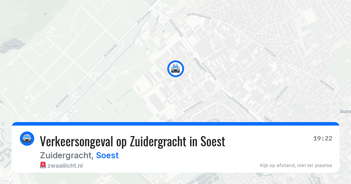 Verkeersongeval op Zuidergracht in Soest — 2 apr 2026