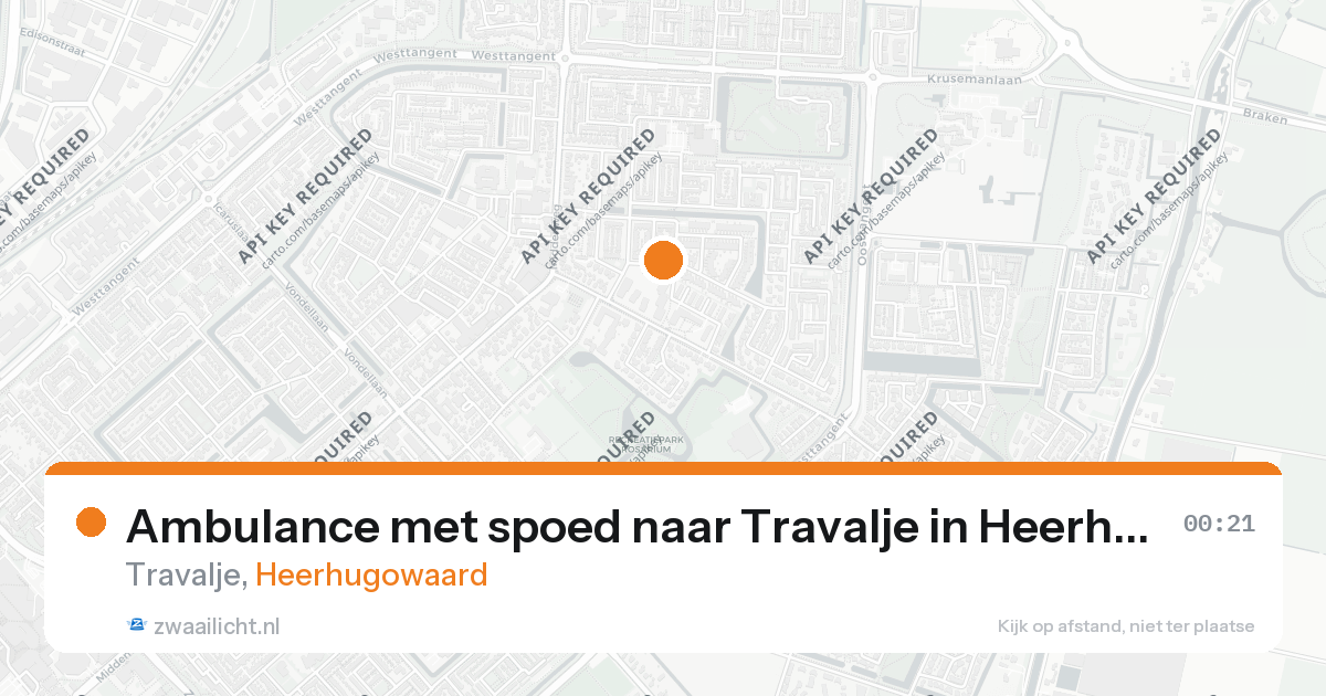 Ambulance met spoed naar Travalje in Heerhugowaard — 21 jul 2026
