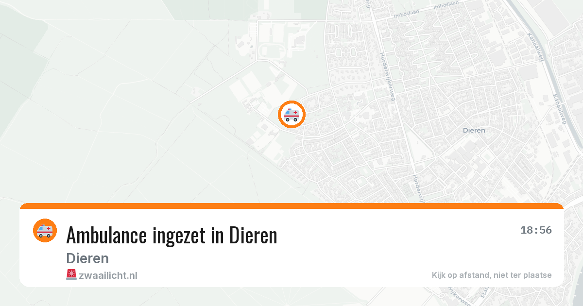 Ambulance ingezet in Dieren — 11 aug 2026