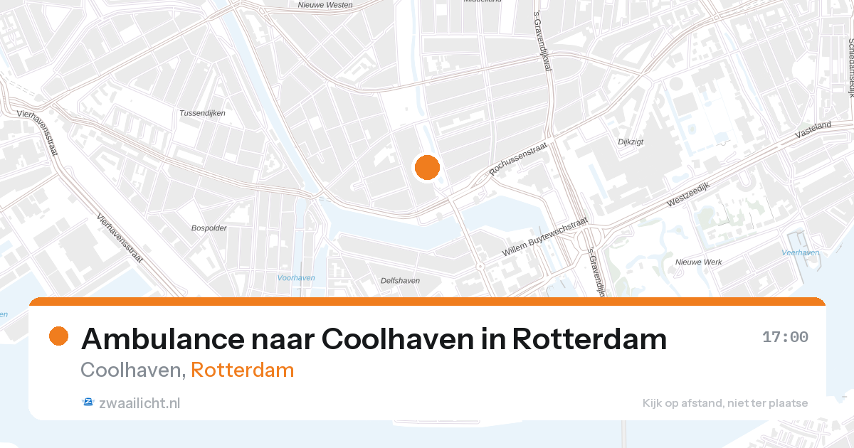 Ambulance naar Coolhaven in Rotterdam — 26 aug 2026